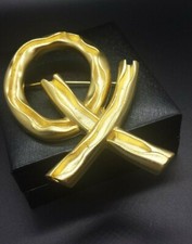 Belle grande broche vintage