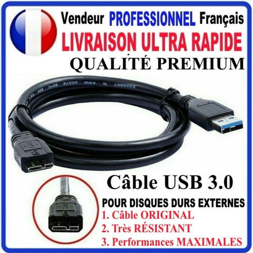 Câble usb disque dur - usb,