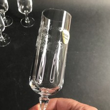 Neuf CRISTAL D'ARQUES service FLUTES A CHAMPAGNE MATIGNON ancien vintage