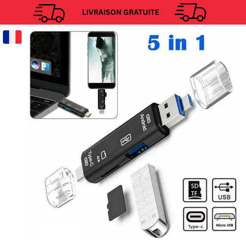 Lecteur carte mémoire en - mémoire,