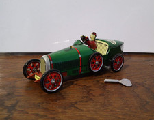 Jouet mécanique vintage en tôle - Paya - Bugatti course #7