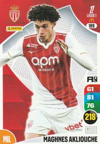 189 carte foot panini - n°,