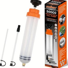 Pompe Manuelle Injecteur/Extracteur Liquide 500ml | Huile, Carburant, Frein 