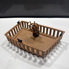 Playmobil 3550 3750 Bateau Pirate Cabine Quart Pont Poste Commandement Complet