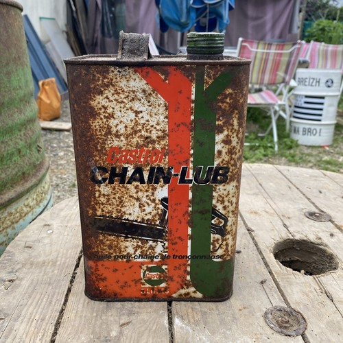 Ancien bidon huile castrol - ancien,