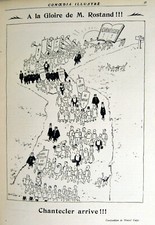 ESTAMPE M ROSTAND CHANTECLER