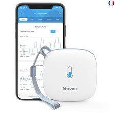 Govee WiFi Thermomètre Intérieur Hygromètre, Smart Moniteur de Haute Précision d