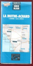 CARTE IGN SERIE BLEUE . 1226 O