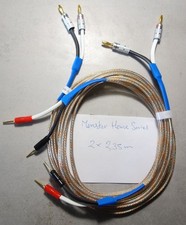 Cables enceintes montés Monster Home Series Dual OFC 2 x 2,35m + 8 fiches banane