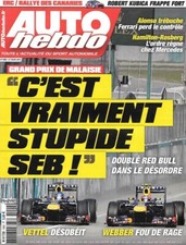 AUTO HEBDO n°1902 2013 - Robert KUBICA - Sébastien LOEB Racing - Yvan MULLER