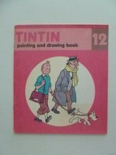 TINTIN  ALBUM A COLORIER /