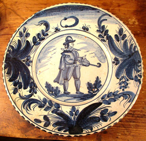 Assiette décorative - , en