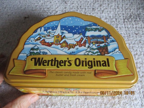 Ancienne boite tôle werther - boite, werther's