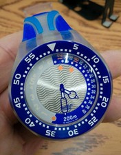 Swatch Scuba SUGK111 Montre De Plongée Sous-marine Jusqu'à 200M Modèle Rare 