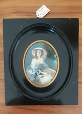 belle Miniature Winterhalter Signée