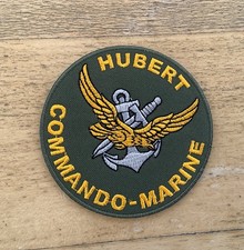 INSIGNE TISSU COMMANDO MARINE HUBERT OCCASION