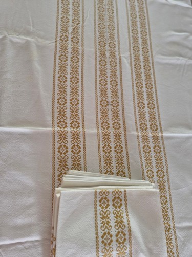 Nappe ses serviettes - nappe, 12