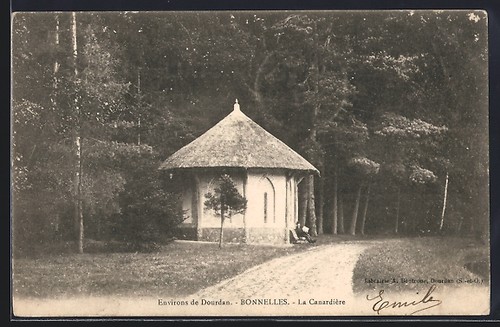 Cpa bonnelles canardière - la,