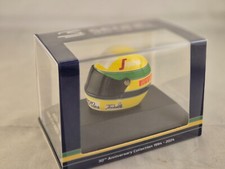 Minichamps 540308419 HELMET – AYRTON SENNA – FIRST F1 GP BRAZIL – 1984 1/8