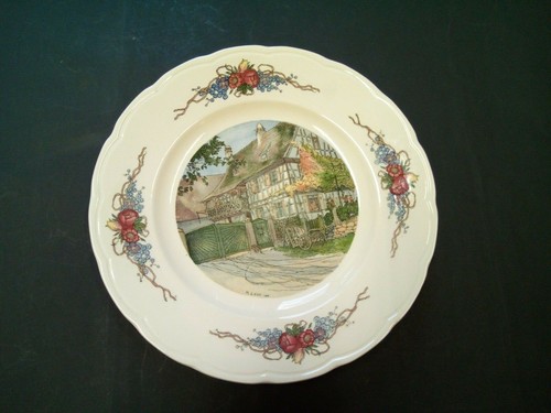 Assiette plate faience - assiette,