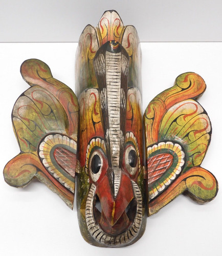 Ancien masque triptyque sri - -ancien,