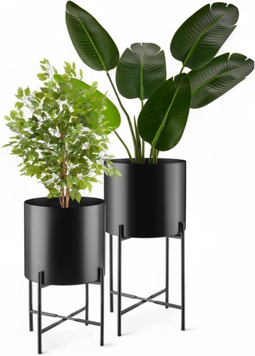 Lot supports plantes acier - lot,