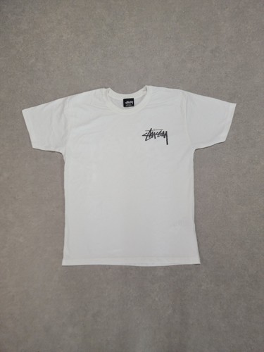 Shirt blanc basic stüssy - t-shirt,