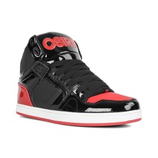 Osiris NYC 83 CLK Baskets Hautes - Noir/Noir/Rouge
