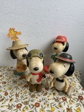 4 Anciennes Figurine Snoopy