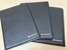 Lot de 3 classeurs de documents Lexus A4 classeur transparent avec porte-cart...
