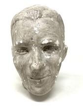 Sculpture Plâtre Tète Homme