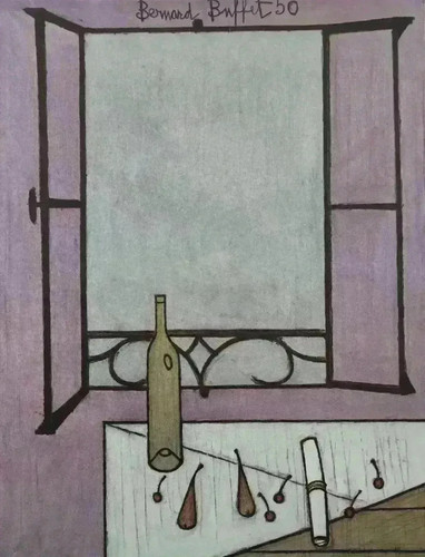 Bernard buffet lithographie - bernard,