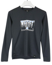 T-Shirt Haglöfs Femme EU 40 Gris Manches Longues Logo Col Rond