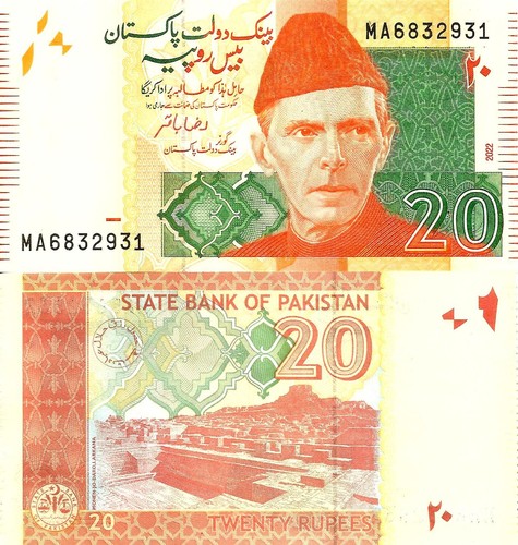 Pakistan rupees 2022 - 20,