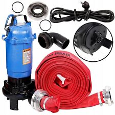 pompe fosse septique avec broyeur d'eau + TUYAU 2'' 20M BAVARIA 3800W 20000 l/h