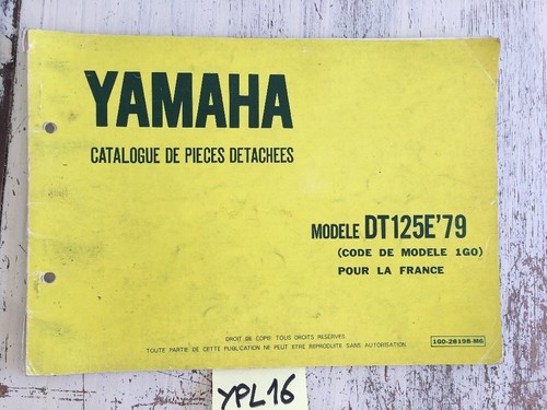 Yamaha dt125e 1979 - yamaha, 1g0