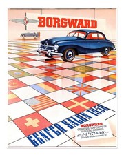 Affiche de voiture vintage