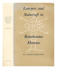 Martines, Lauro 1968 Première Édition Reliée