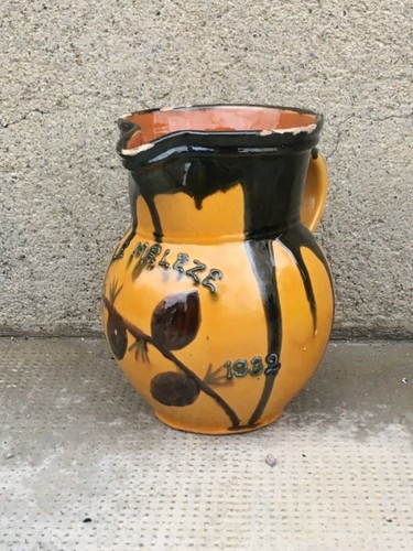 Ancien pichet eau - pichet, meleze