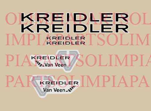 Kreidler van veen - kreidler, adhésifs