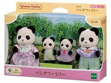 Figurine jouet poupée Sylvanian Families Pookie Panda Family Calico Critters ...