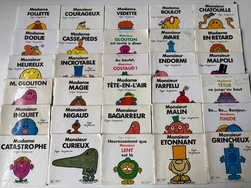 Lot livres monsieur madame - livres,