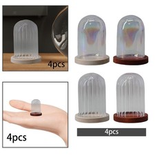 Verre clair Cloche Dome Vase