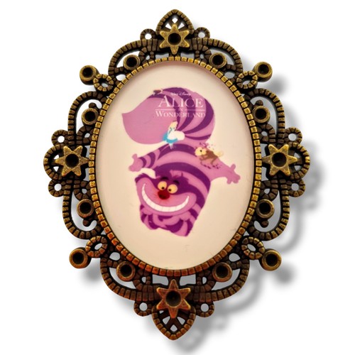 Broche chat cheshire alice - chat,