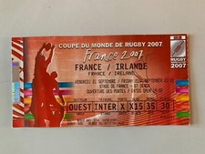 TICKET MATCH RUGBY WORLD CUP
