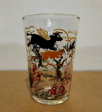 --- FABLES de LA FONTAINE. VERRE À MOUTARDE. LA LAITIÈRE ET LE POT AU LAIT ---