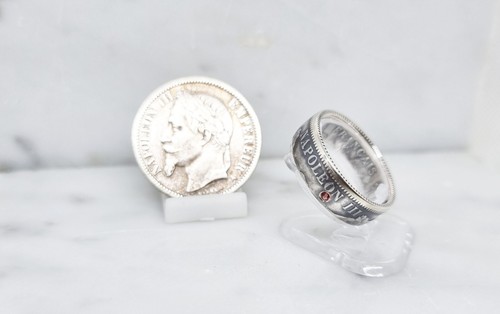 Bague pièce monnaie 1 - bague, de