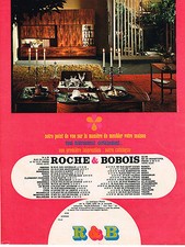 PUBLICITE  1969   ROCHE & BOBOIS  meubles