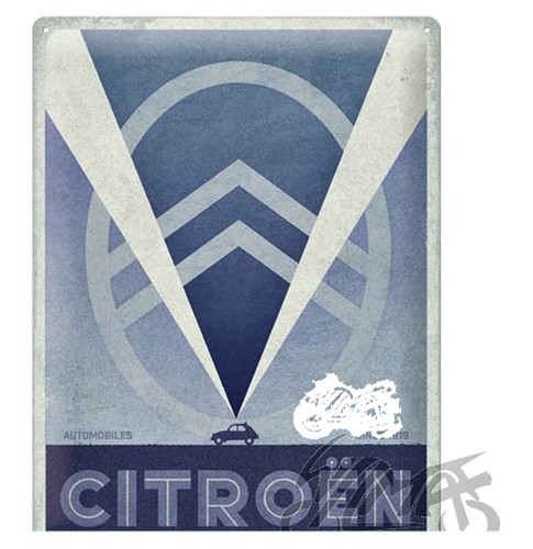 Plaque 30x40 citroen - citroen, logo