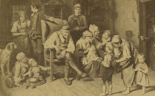 Austria painting grandfather - austria, grandfather's